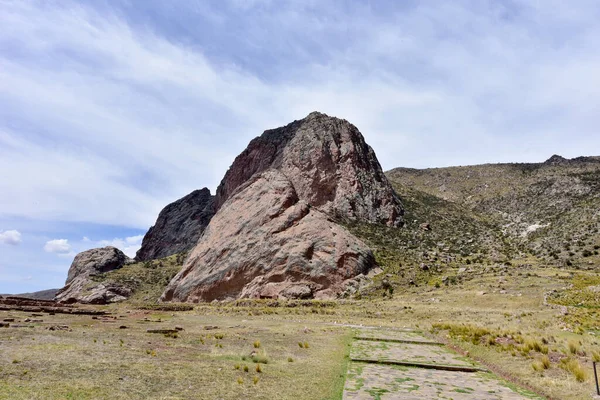 Pukara Archaeological Complexτα Ερείπια Χρονολογούνται Από Την Αρχαιότητα 1800 Και — Φωτογραφία Αρχείου