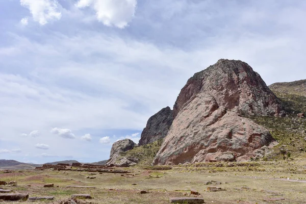 Pukara Archaeological Complexτα Ερείπια Χρονολογούνται Από Την Αρχαιότητα 1800 Και — Φωτογραφία Αρχείου