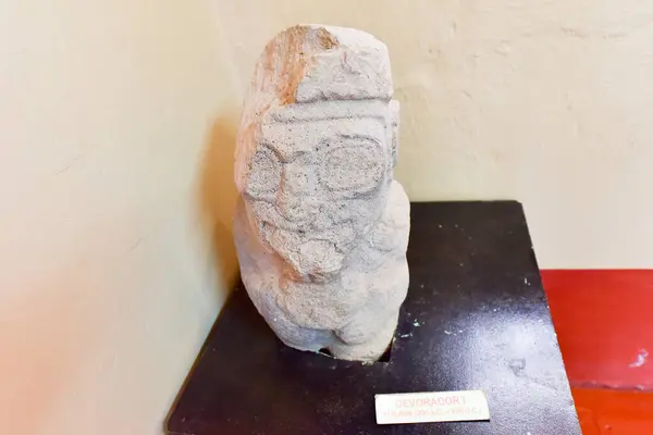 Complejo Arqueológico Pukara Museo Pukara Con Monolitos Tallados Que Representan — Foto de Stock