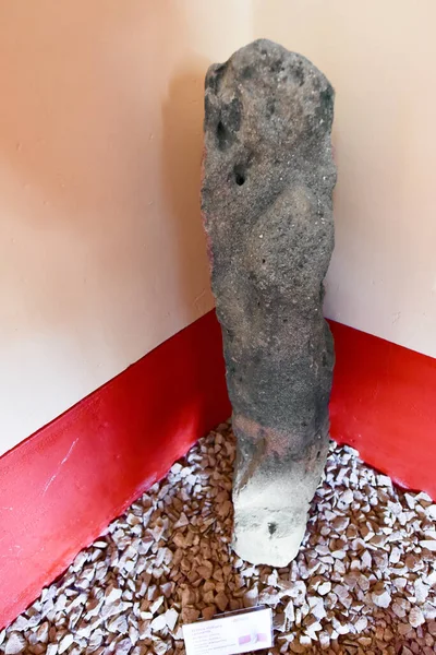 Pukara Arkeoloji Kompleksi-Pukara Müzesi. Yılan ve kertenkeleleri temsil eden yontulmuş heykellerle. İç avlusu olan küçük bir evde, korunmak için burada bulunan cisimler meraklı halka açıktır..
