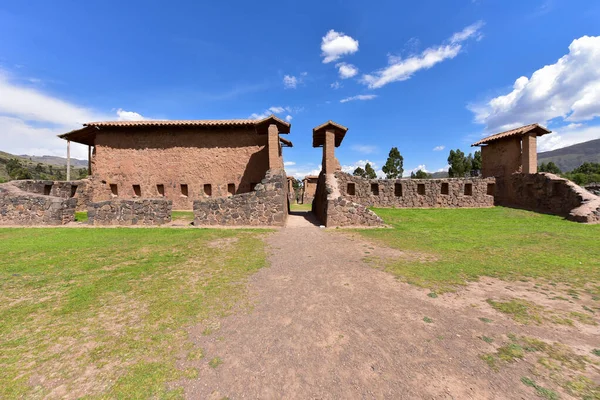 Raqch Templo Wiracocha Importante Sitio Arqueológico Inca Ubicado 110 Sur — Foto de Stock