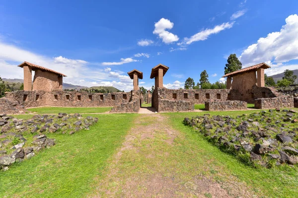 Raqch Templo Wiracocha Importante Sitio Arqueológico Inca Ubicado 110 Sur — Foto de Stock