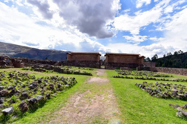 Raqch Tempio Wiracocha Importante Sito Archeologico Inca Situato 110 Sud — Foto Stock