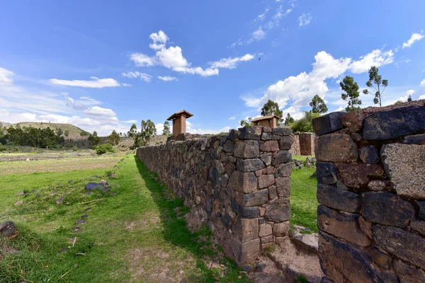 Raqch Templo Wiracocha Importante Sitio Arqueológico Inca Ubicado 110 Sur — Foto de Stock