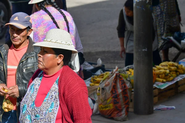 Peruvians Juliacajuliaca Столиця Провінції Сан Рим Південному Сході Перу Альтіплано — стокове фото