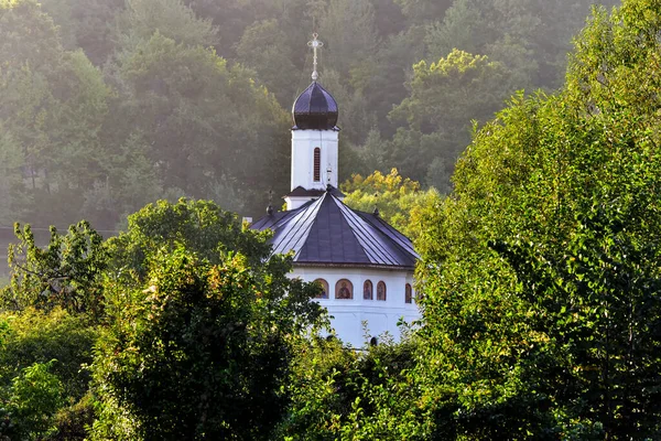 Den Rumänsk Ortodoxa Kyrkan Novaci Den Rumänsk Ortodoxa Kyrkan Den — Stockfoto