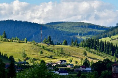 Dağların güzel manzarası