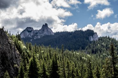 Dağların güzel manzarası