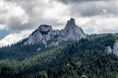 Dağların güzel manzarası
