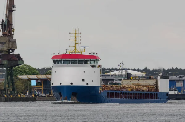 Transporte Marítimo Navio Mercante Navega Cruzeiro — Fotografia de Stock