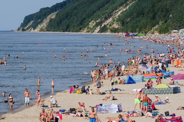 Miedzyzdroje West Pomeranian Poland 2017 Sunny Summer Day Sea Beach — 스톡 사진