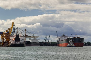 Merchant Gemileri - Liman trafiği