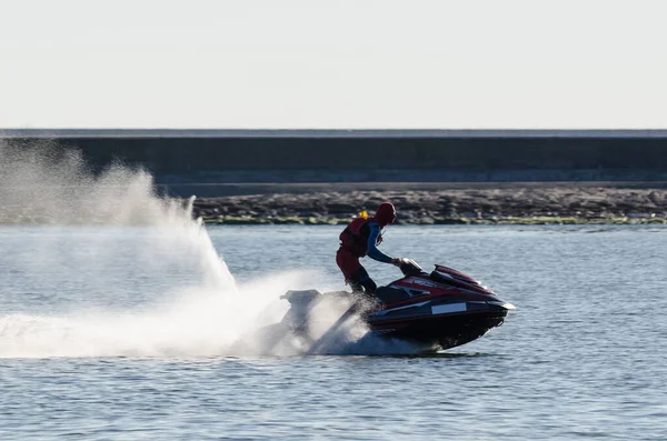 Swinoujscie West Pomeranian Poland 2020 Paramedic Jet Ski Goes Victim — Stock Photo, Image