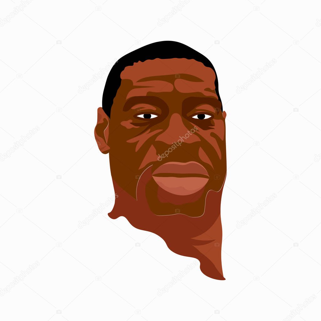I can't breathe, black lifes matter movement. Raised fist which is a sign of protest or fight vector illustration