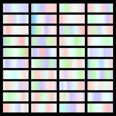 Çerçeve, kurdele, para ve soyut için soyut hologram arkaplan dokusu tasarımı. Kusursuz desen için vektör simgesi. Işık, gerçekçi, zarif, parlak, metalik ve holografik gradyan çerçeve, kurdele, para