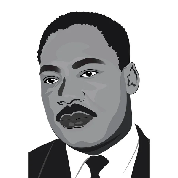 Mlk Martin Luther King Tebrik Kartı Geçmişi Lham Verici Bir — Stok Vektör