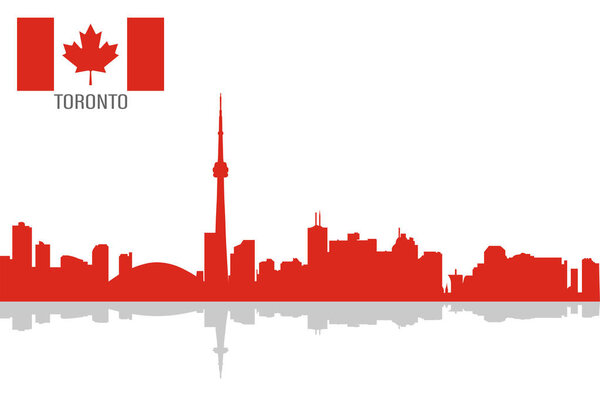 С Днем Канады. Векторная иллюстрационная открытка. Canada Maple листья на белом фоне. Красная бумага режет канадский кленовый лист. Фон празднования 1 июля
