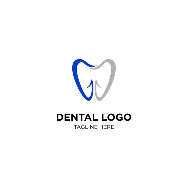 Logotipo Sorriso Dental Para Modelo Logotipo Clínica Odontológica —  Vetores de Stock