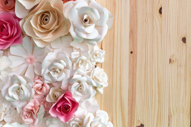 Düğün için çiçekler ya da düğün sahnesi için arka plan.