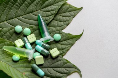 Laboratuvarda Mitragyna Specosa (kratom) ve Kimyasal Analiz 'in Bilimsel Araştırma Yaprakları.