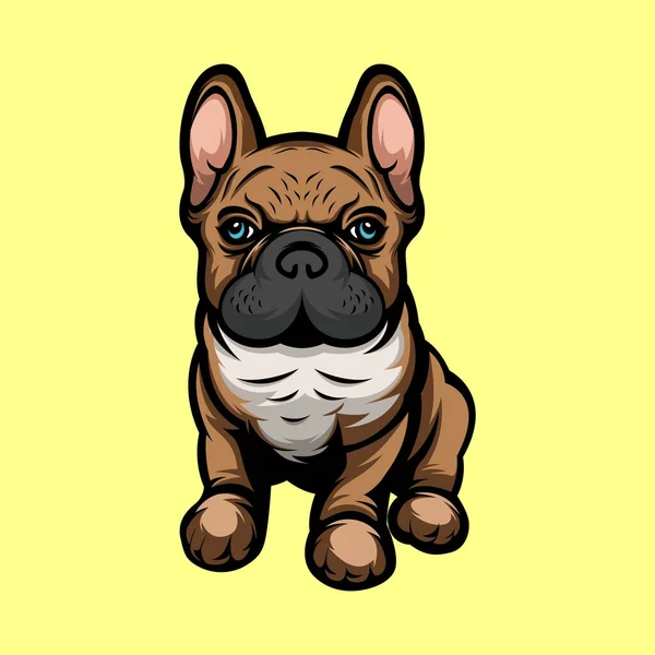 Cute Vector Dog Illustration — Stock Vector