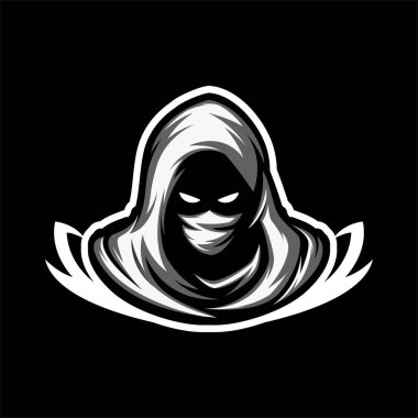 Suikastçı Savaş Maskotu Logosu Oyun VECTOR İSTİYONU