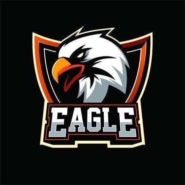 EAGLE MASKOT LOGO VECTOR