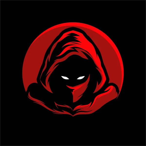 Assassin Logo Mascot Vector — ストックベクタ