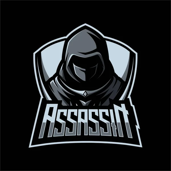 Assassin Mascot Logo Vector —  Vetores de Stock