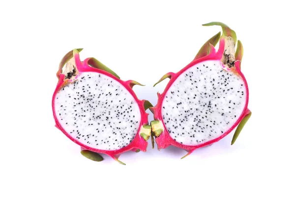 Dragon Fruit Isolé Sur Fond Blanc — Photo