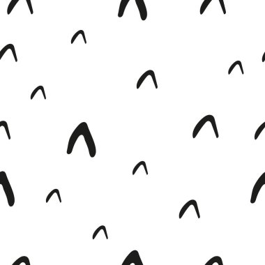 Soyut dekor elementleriyle kusursuz desen. düz basit vektör. El çizimi. Kumaş, tekstil, ambalaj, baskı için tasarım