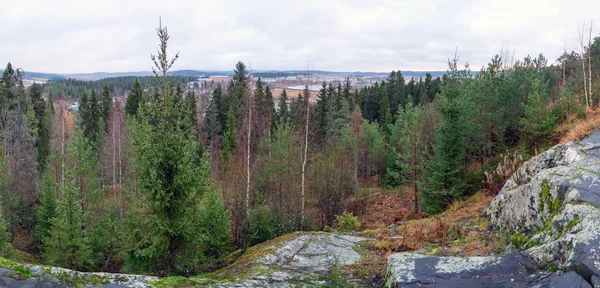 Rusia República Karelia Sortavala Ciudad Parque Cultura Descanso Vaccoli — Foto de Stock