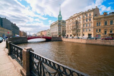 Ticaret şirket Esders ve Sheitals kırmızı köprü, St. Petersburg askeri bina .