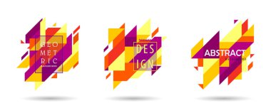 Modern Geometrik Çapraz Soyut Arkaplan. Broşür, Poster, Web ve Flyer Tasarım Elementleri