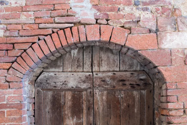 Detail Brick Arch Old Doorway — Stock Photo, Image