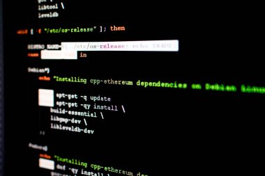 Ethereum 'un kaynak kodu, kripto para birimi ve akıllı sözleşmelerin yönetimi için dağıtılmış sözleşmeler sistemi. C + + ve Go 'da geliştirilen yenilikçi programlanabilir blok zinciri. Kaynak kodu aç