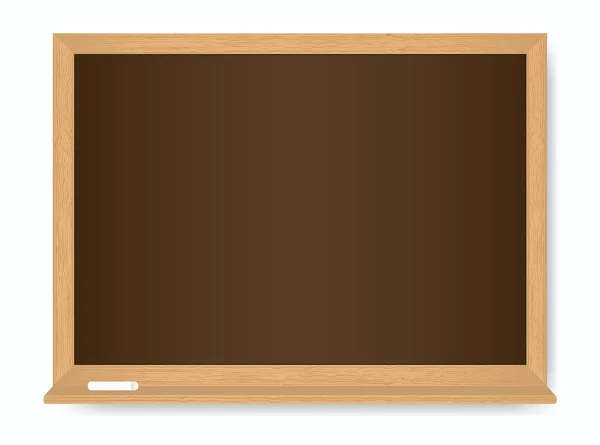 黒板は教師や生徒が読み書きができる教育機関で使われています — ストックベクタ