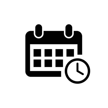 Takvim simgesi vektörü. Takvim sembolü. takvim vektör simgesi
