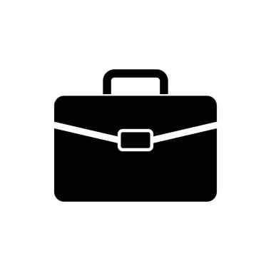 Evrak çantası ikon vektörü. Evrak çantası vektör simgesi