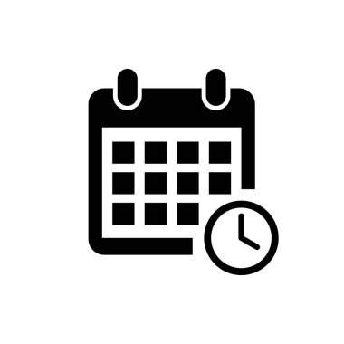 Takvim simgesi vektörü. Takvim sembolü. takvim vektör simgesi
