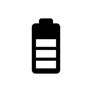 Batarya simgesi. Pil vektör simgesi