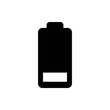 Batarya simgesi. Pil vektör simgesi