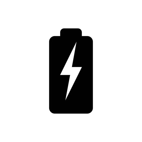 Ikona Baterie Ikona Vektoru Baterie — Stockový vektor