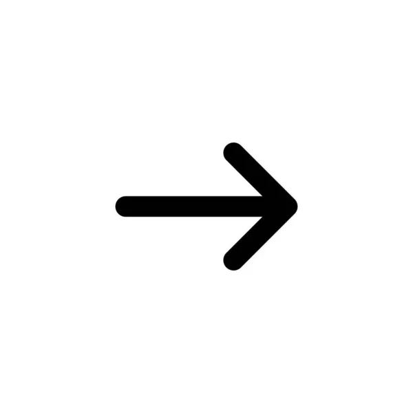Icône Flèche Symbole Flèche Icône Vectorielle Flèche — Image vectorielle