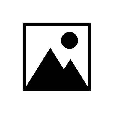 Resim simgesi. Resim vektör simgesi. fotoğraf galerisi simgesi vektörü