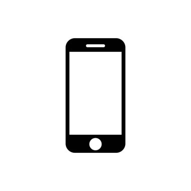 Telefon ikonu. Telefon vektör simgesi. Cep telefonu. telefon simgesi