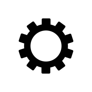 Simge Ayarlanıyor. Vektör simgesi ayarlanıyor. Cog Ayarları Simge Simgesi