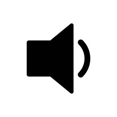 Sözcü simgesi vektörü. Cilt simgesi. Hoparlör simgesi vektörü