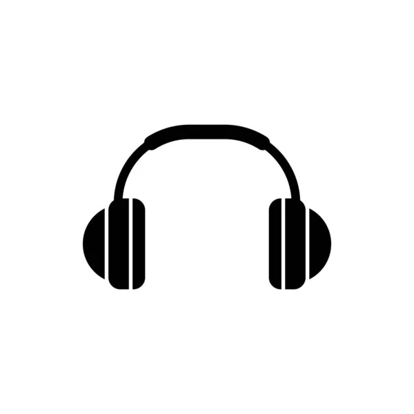 Kulaklık Ikonu Kulaklık Vektör Simgesi — Stok Vektör
