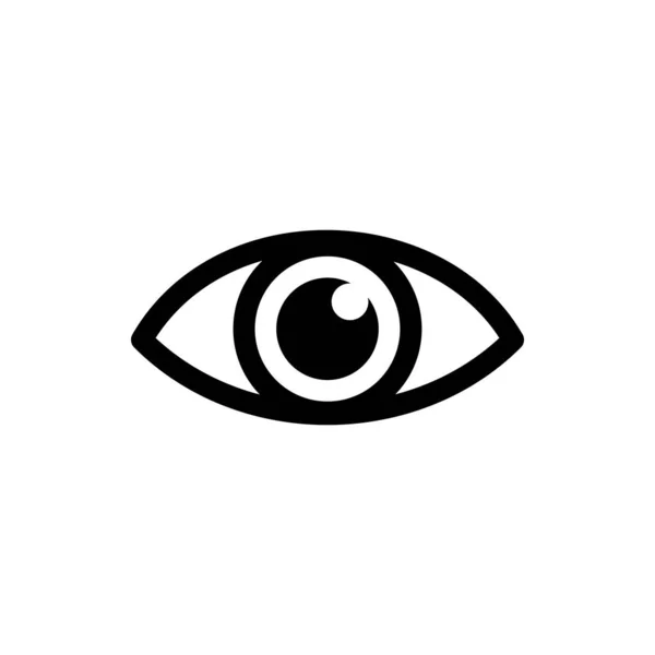 Icono Del Ojo Icono Look Visión Ojo Vector Icono — Vector de stock